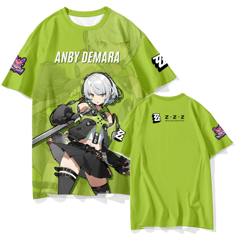 Popular ARPG Game Zenless Zone Zero 3D Print Men Women Casual Fashion Oversized Short Sleeve T Shirt Kids Tees Cosplay Tops