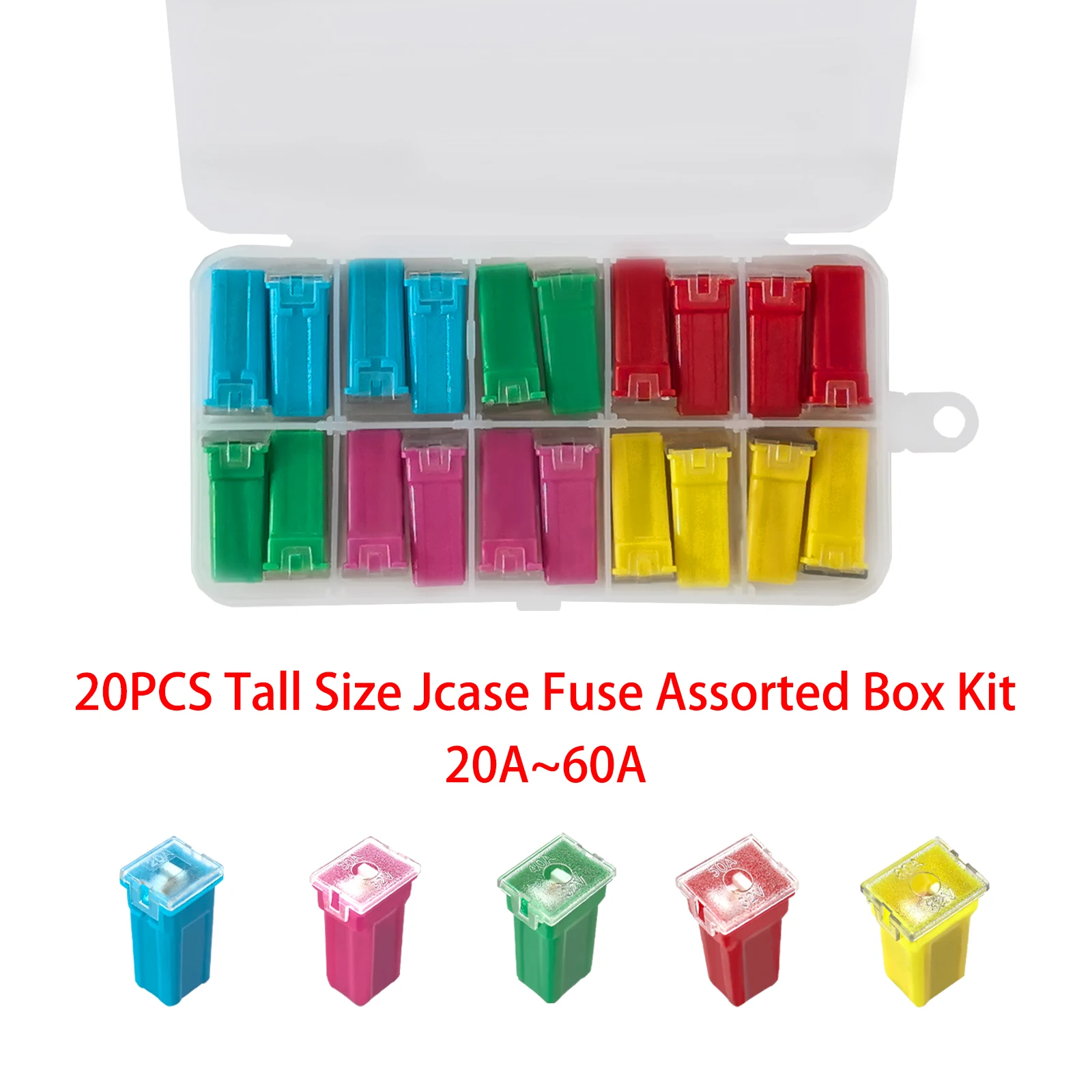 20Pcs Jcase Car Fus…