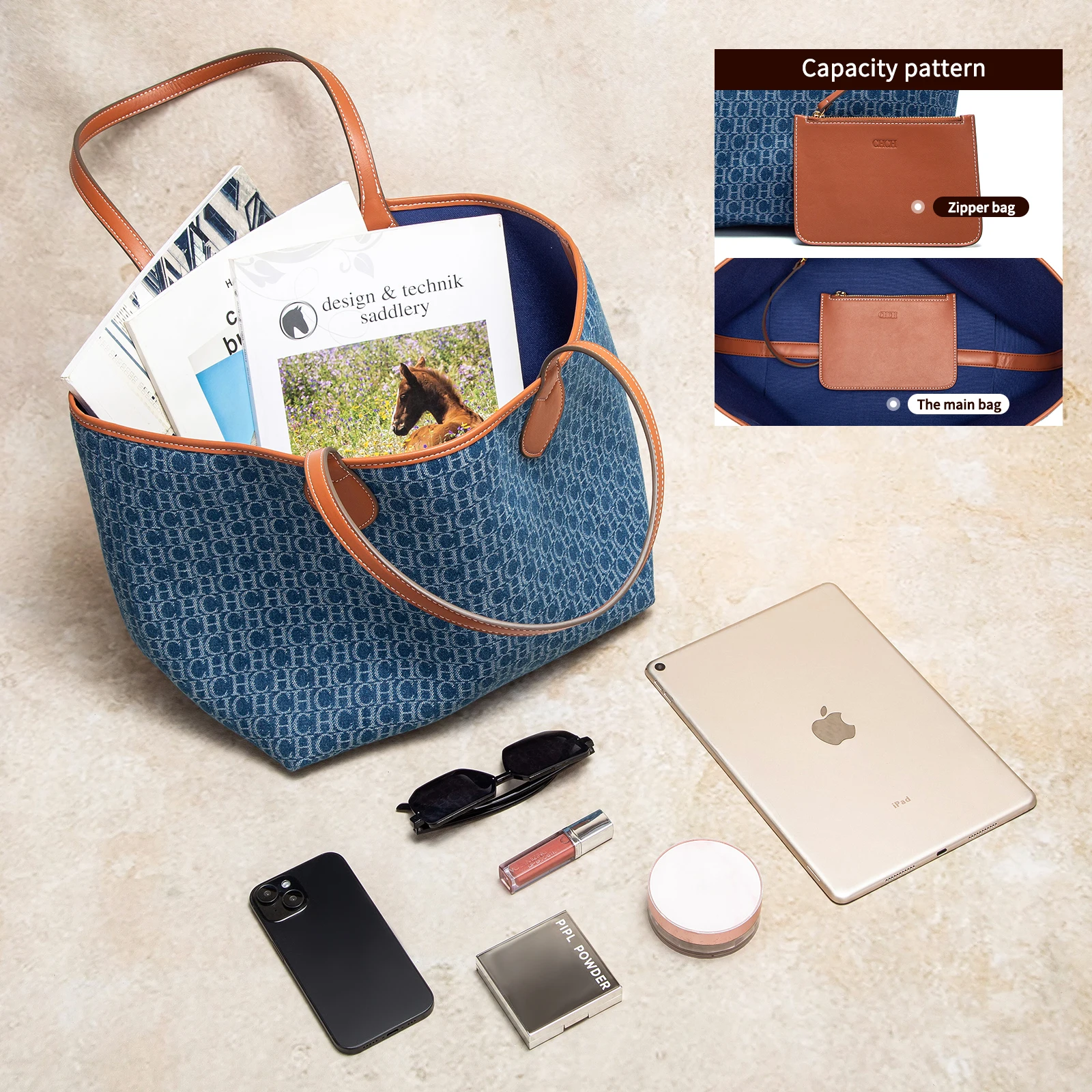 حقيبة يد نسائية كلاسيكية ذات سعة كبيرة للخريف/الشتاء حقيبة يد نسائية بكتف واحد