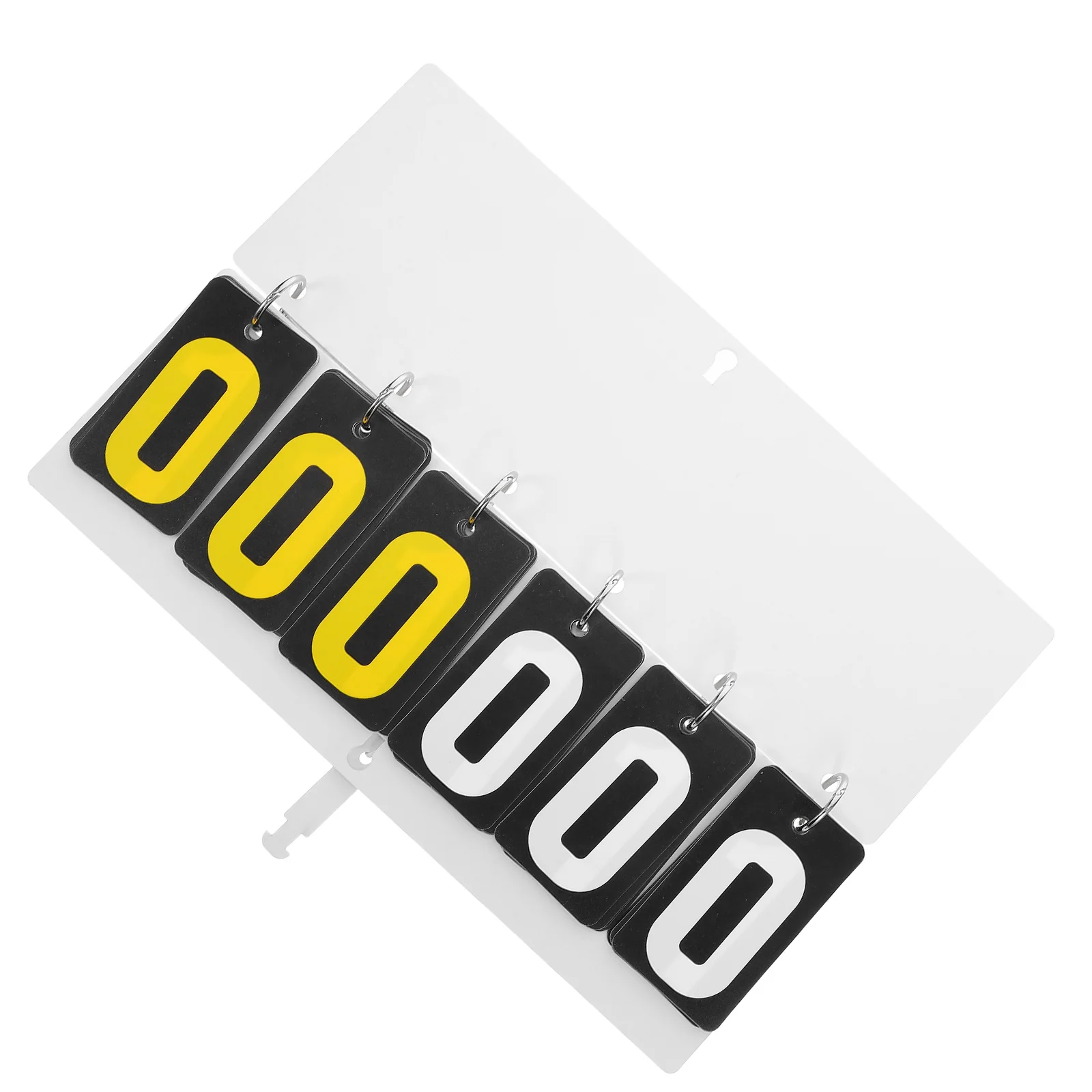 

6- Flip Scoreboard For Sports Competition Portable Tabletop Score Keeper With Large Visibility For Billiards Basketball