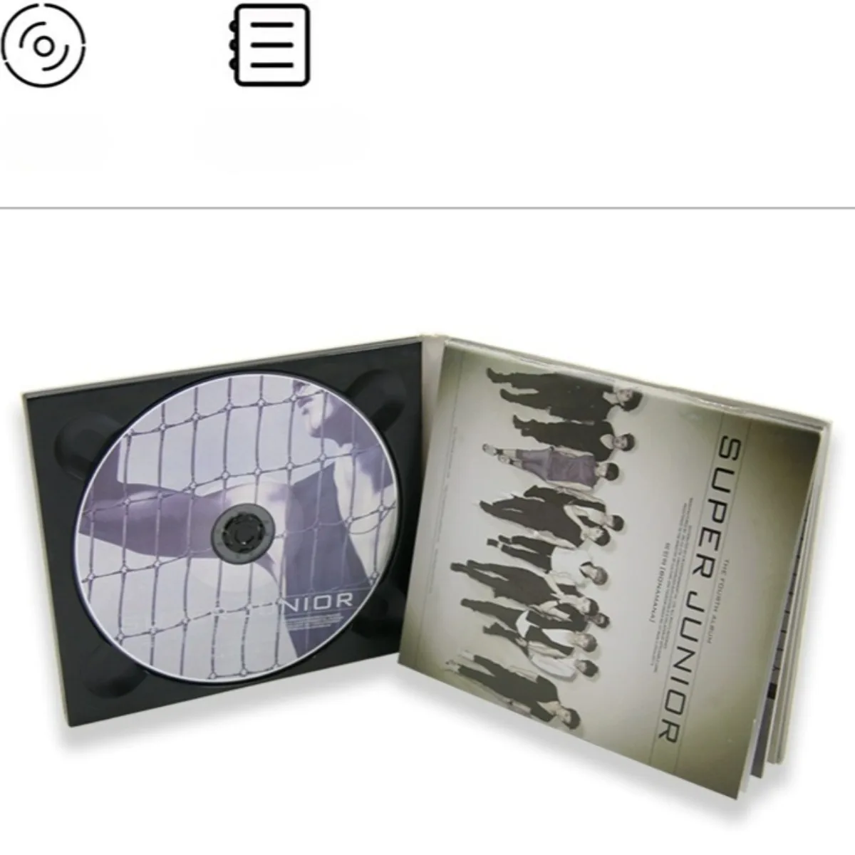 قرص مضغوط للألبوم الرابع من Super Junior "BONAMANA" مع كتاب كلمات - مقابض K-Pop المميزة، سجل موسيقي قابل للجمع للمعجبين #4