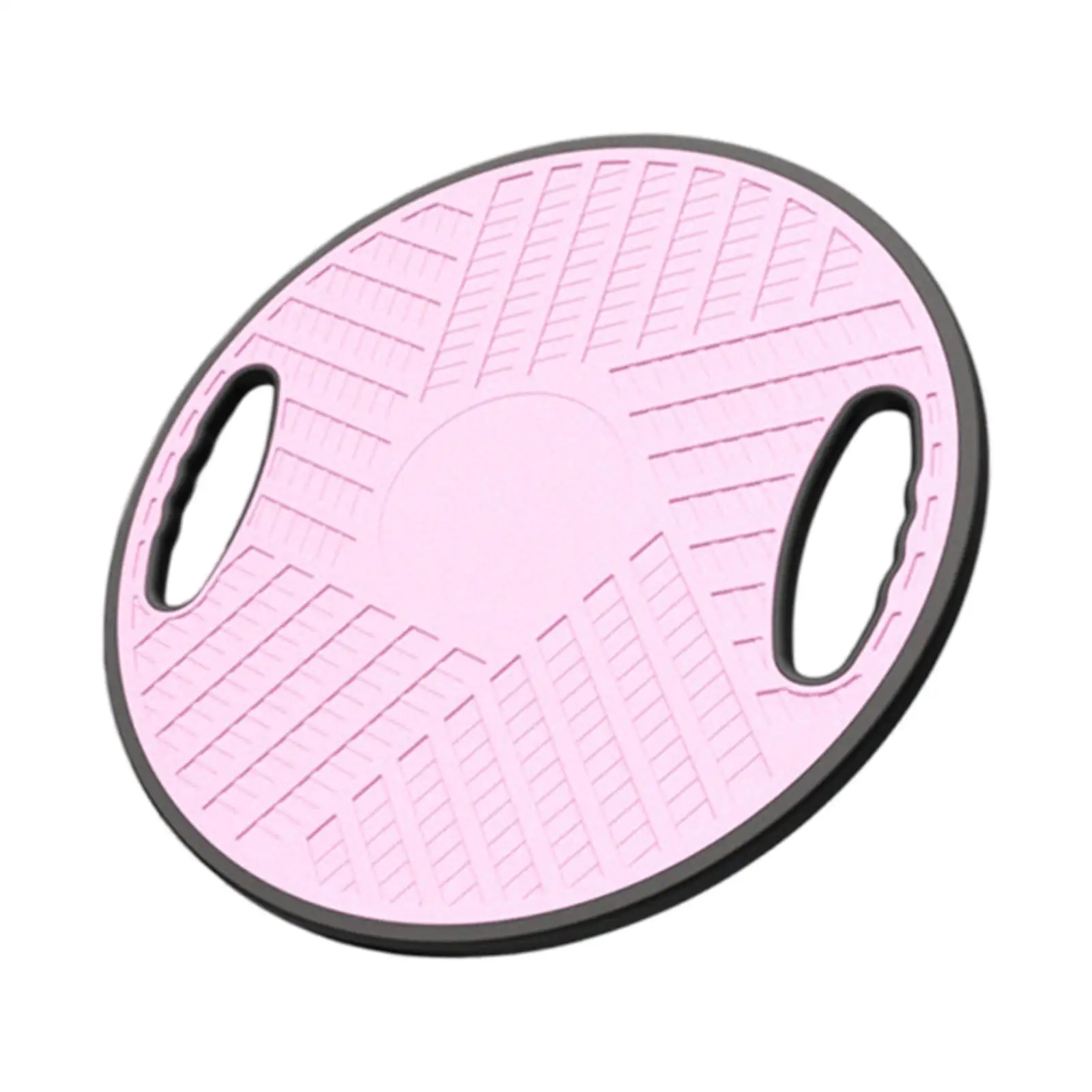 Balancing Round Disc Yoga Plate Wooden Core Training Board for Sensory Stability Exercise in Home Gym and Office
