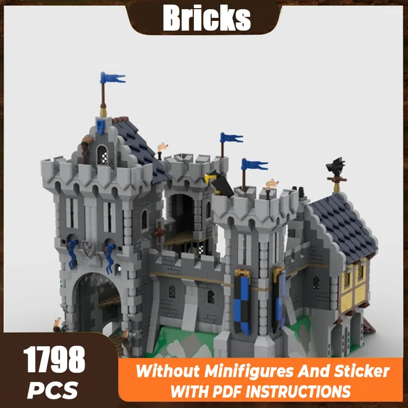 Moc Bouwstenen Street View Model Falcon Knight's Castle Technologie Modulaire Blokken Geschenken Speelgoed Voor Kinderen DIY Sets Montage