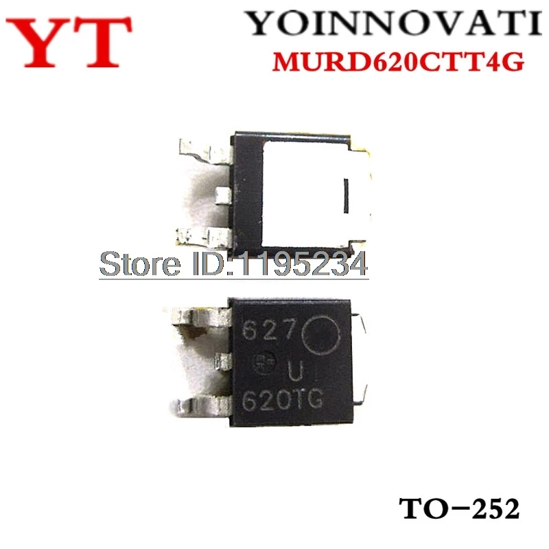 10pcs/lot MURD620CTT4G MURD620 U 620TG TO-252 IC Best quality