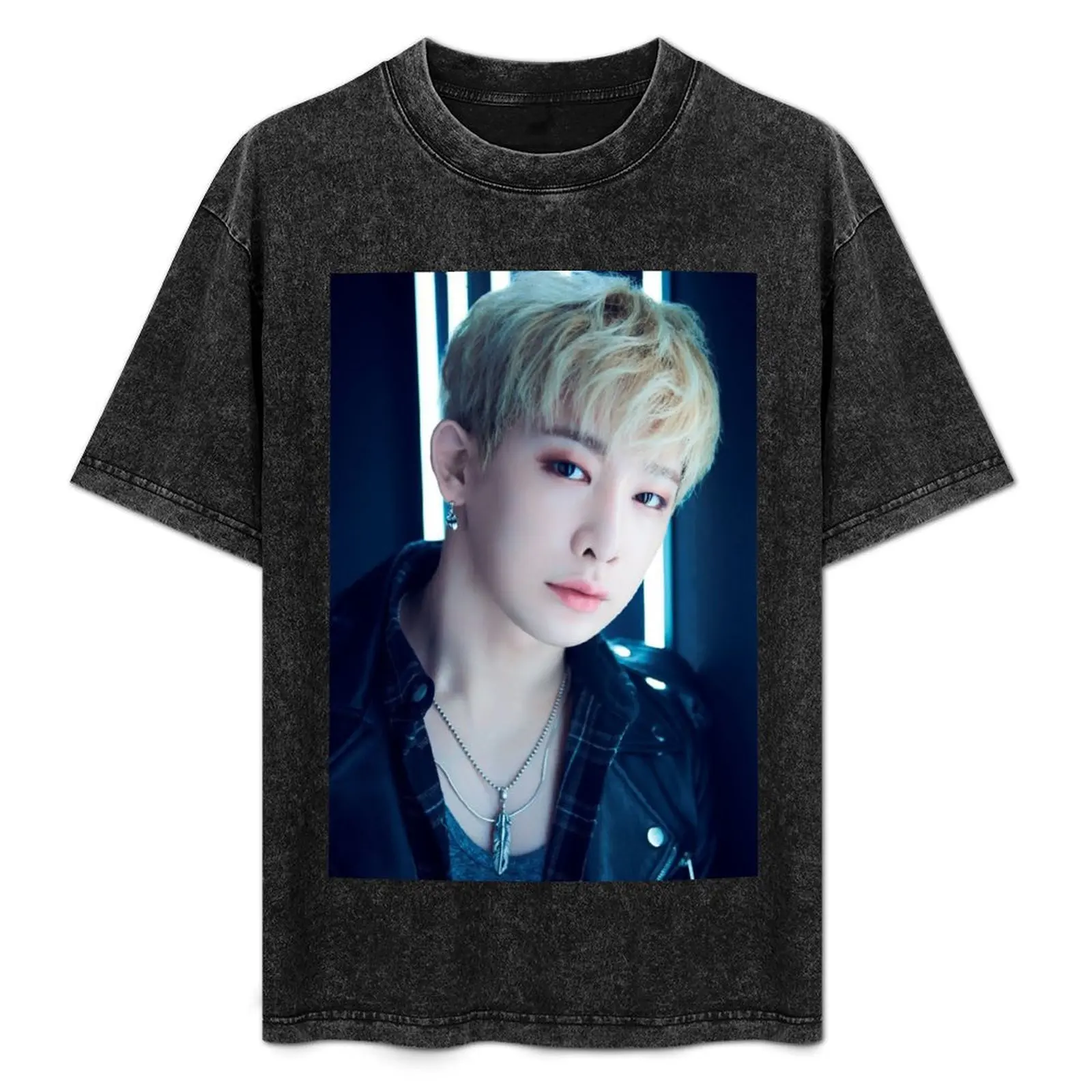 

Wonho T-Shirt custom t-shirts graphic t shirt vintage summer tops fitted t shirts for men