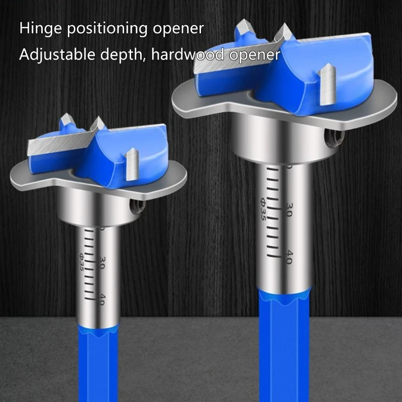 Broca de bisagra duradera Broca de carburo Broca de perforación de bisagra para perforar madera Muebles Agujero de bisagra de 35
