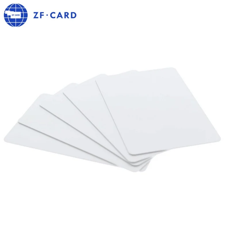 100pcs a lot White PVC Hi-Co Magnetic Stripe Plastic Card with Program