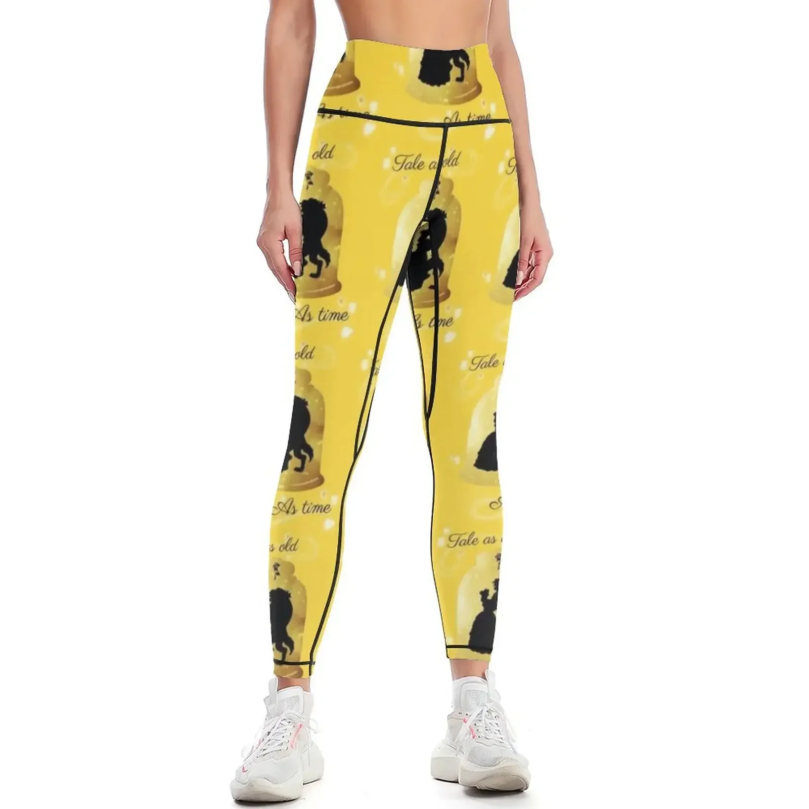 

Tale As Old As Time Leggings flared Training pants Sports pants woman Fitness's gym clothes Womens Leggings