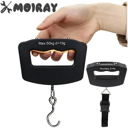 Mini Digital Scale Portable Electronic LCD Scale Luggage Weight Balance Suitcase Travel Bag Hanging Hook Electronic Scales 50kg