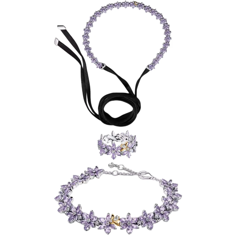 

New 925 necklace for women DIY jewelry gift