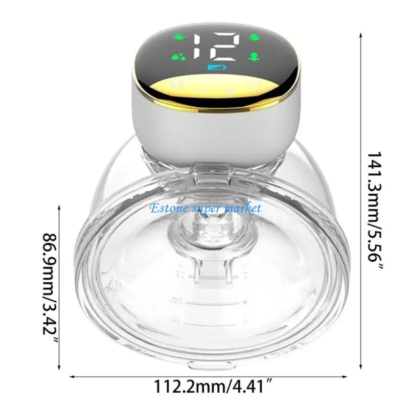 090B مضخة الثدي للرضاعة الطبيعية مضخة شفط كهربائية بدون تدفق خلفي #6