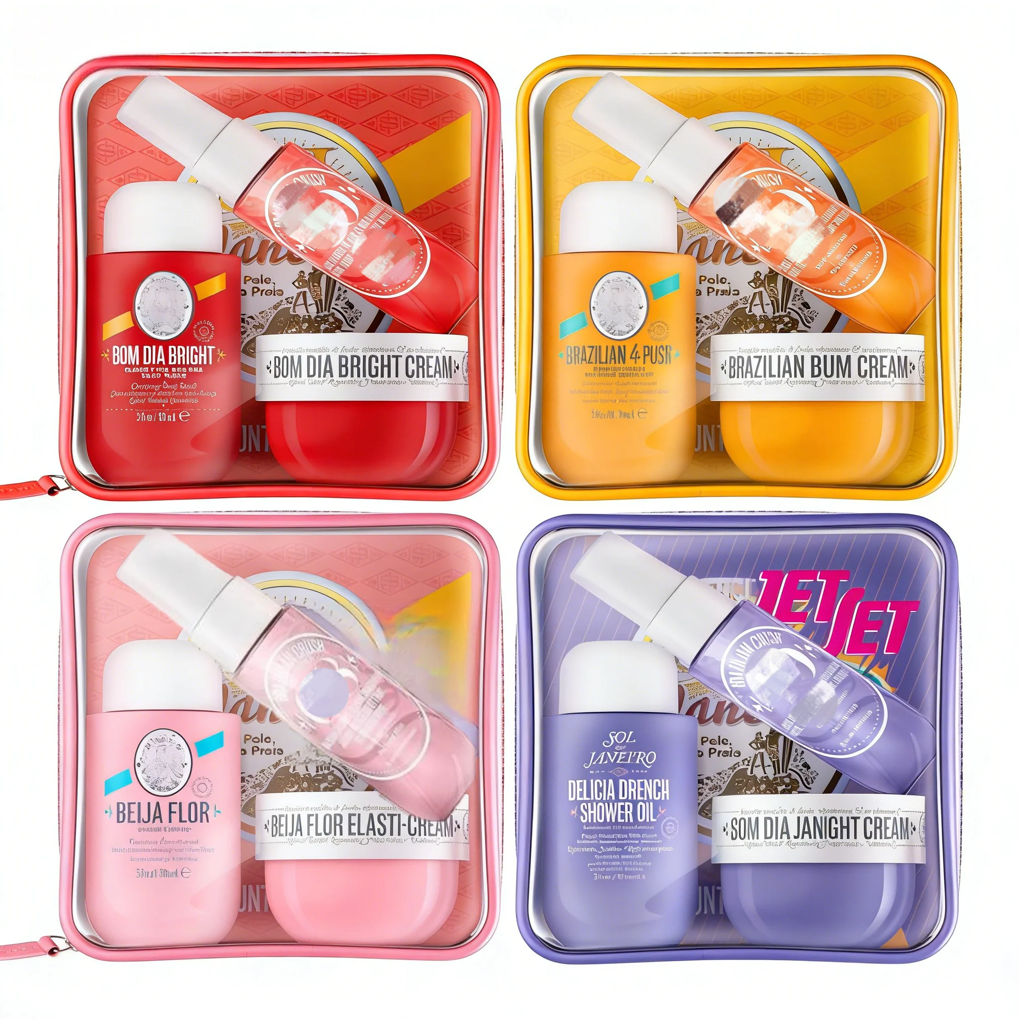 

Sol De Janeiro Fragrance Set Dragon Fruit Lychee Sunny Musk Vanilla Warmth Women's Perfume Set Valentine's Day gifts