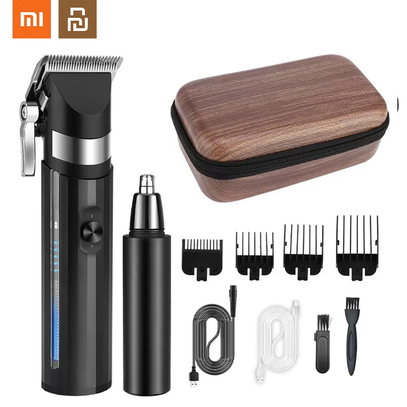 

RESUXI LM-2030 Hair Clippers Beard Ear Nose Trimmer Body Grooming Kit for Men Barber 2 in 1 Electric Usb Rechargeable