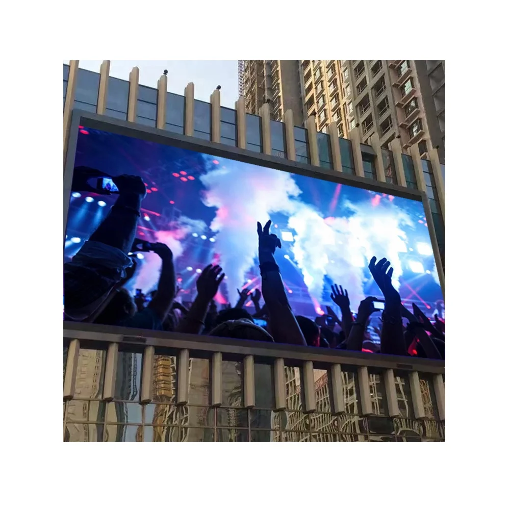 Large Waterproof Bright Giant Led Screen Energy Saving RGB 5mm 8mm 10mm Outdoor Led Display