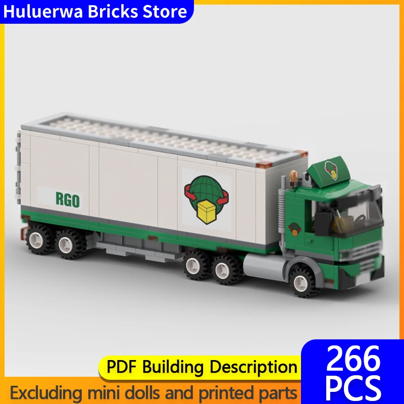 

Speed Hypercar Model MOC Building Bricks Cargo Semi Truck Modular Technology Gifts Holiday Assemble Children Toys Suit