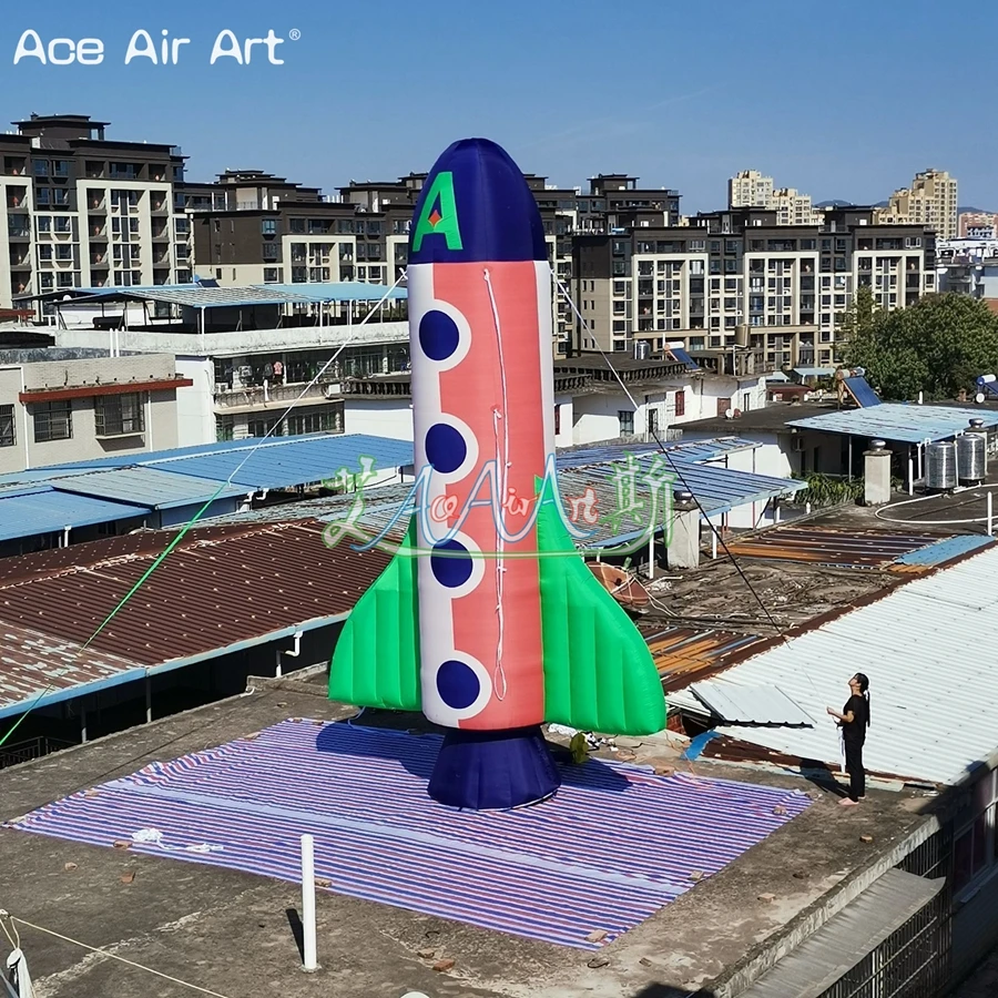 Customization Inflatable Rocket Model Space Rocket For Event Exhibiton/Scientific Education Activities Props