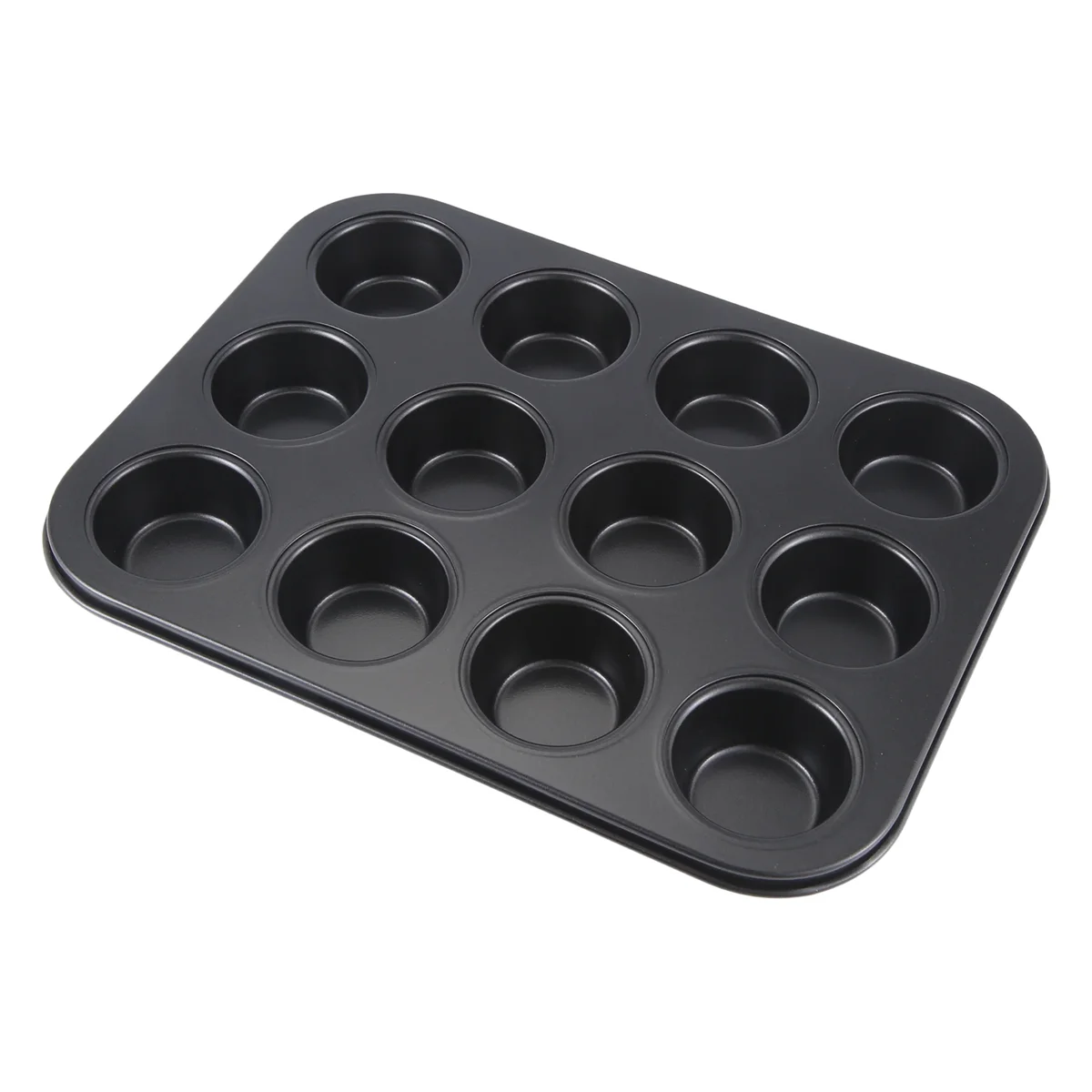 Heavy duty carbon steel cupcake baking tray,12 mini cup cupcake shaped cake pan,nonstick cupcake baking tray, cupcake mold