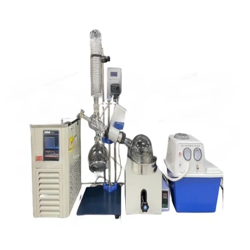Lab-Scale Rotary Evaporator Rotavapor Glass Distillation System With Rotation Evaporation