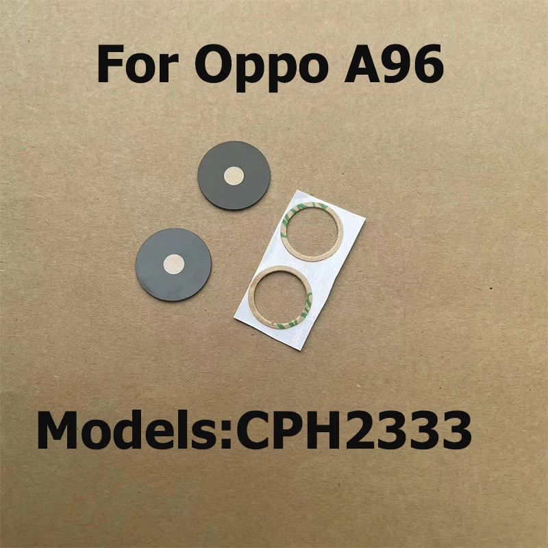 New For Oppo A96 Rear Camera Glass Lens Back Camera Glass Cover With Sticker Adhesive Repair Parts CPH2333