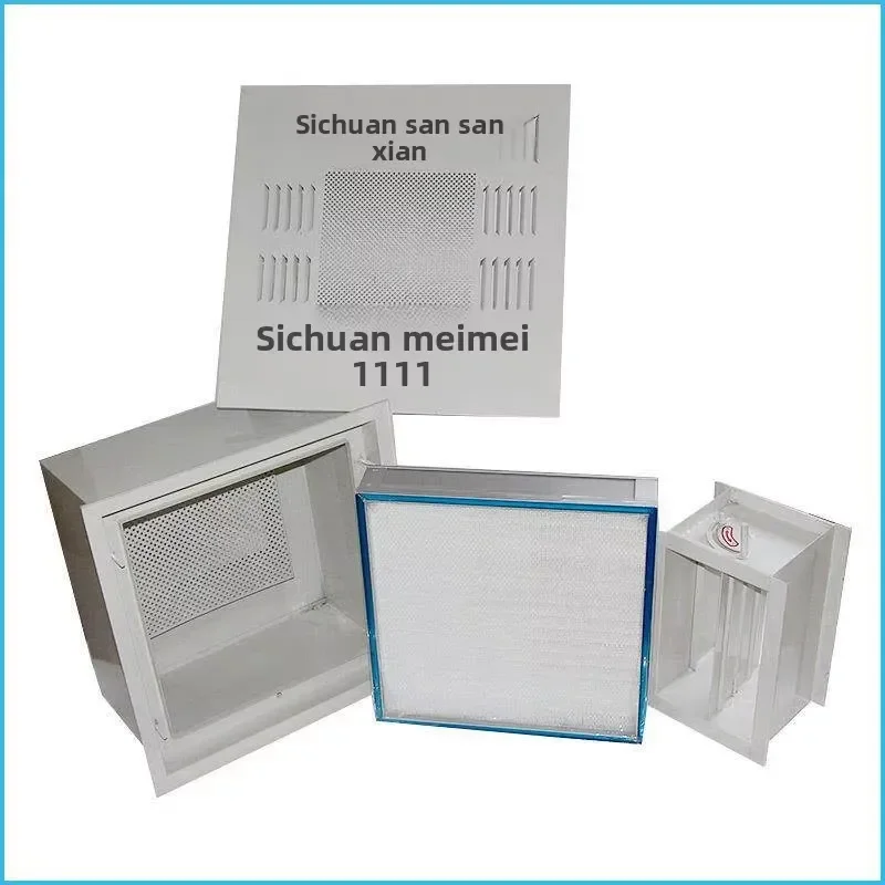 Stainless Steel Square Air Diffuser for Clean Room Ceiling HVAC Ventilation System Efficient Airflow Distribution Grille