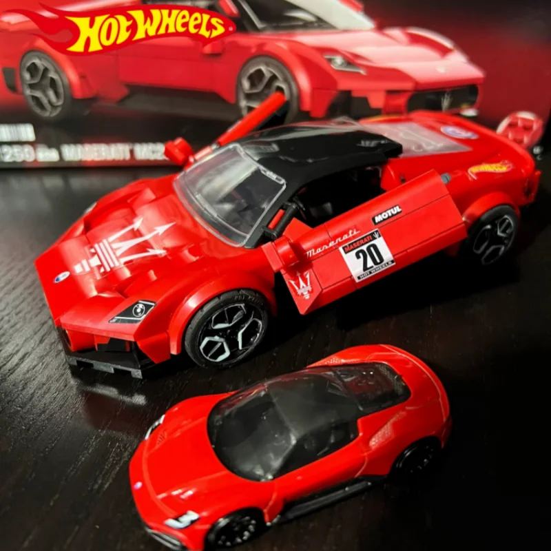 

Строительные блоки Hot Wheels Acura Nsx Brickshop Maserati Mc20, модель автомобиля, коллекция моделей, сборные строительные блоки, игрушки, подарки для мальчиков