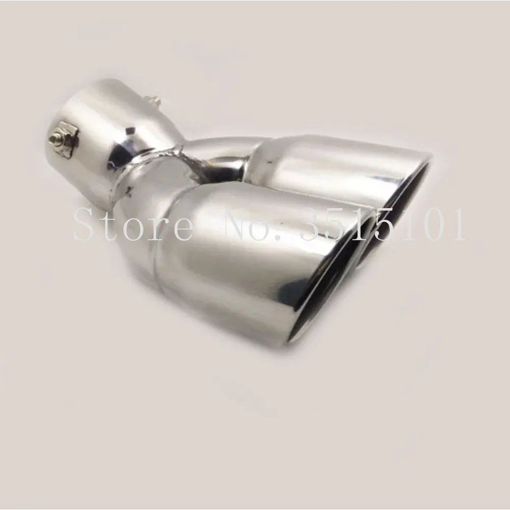 Car Stainless Steel Cover Muffler Pipe Outlet Dedicate Exhaust Tip Tail 1pcs For Toyota Sienna 2010 2011 2012 2013 2014