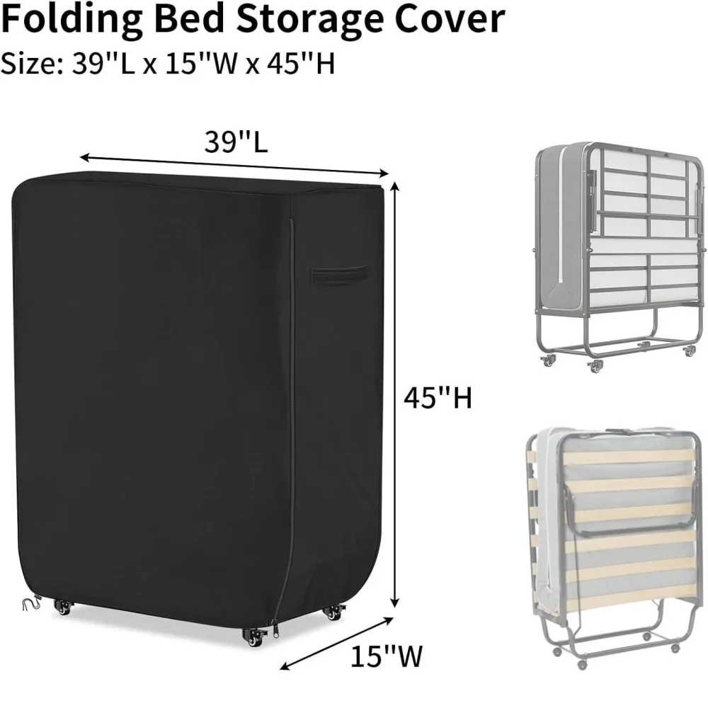 Waterproof Dust Cover For Folding Bed Oxford Fabric Protector Shield For Office Sofa Chair Outdoor Storage Organizer
