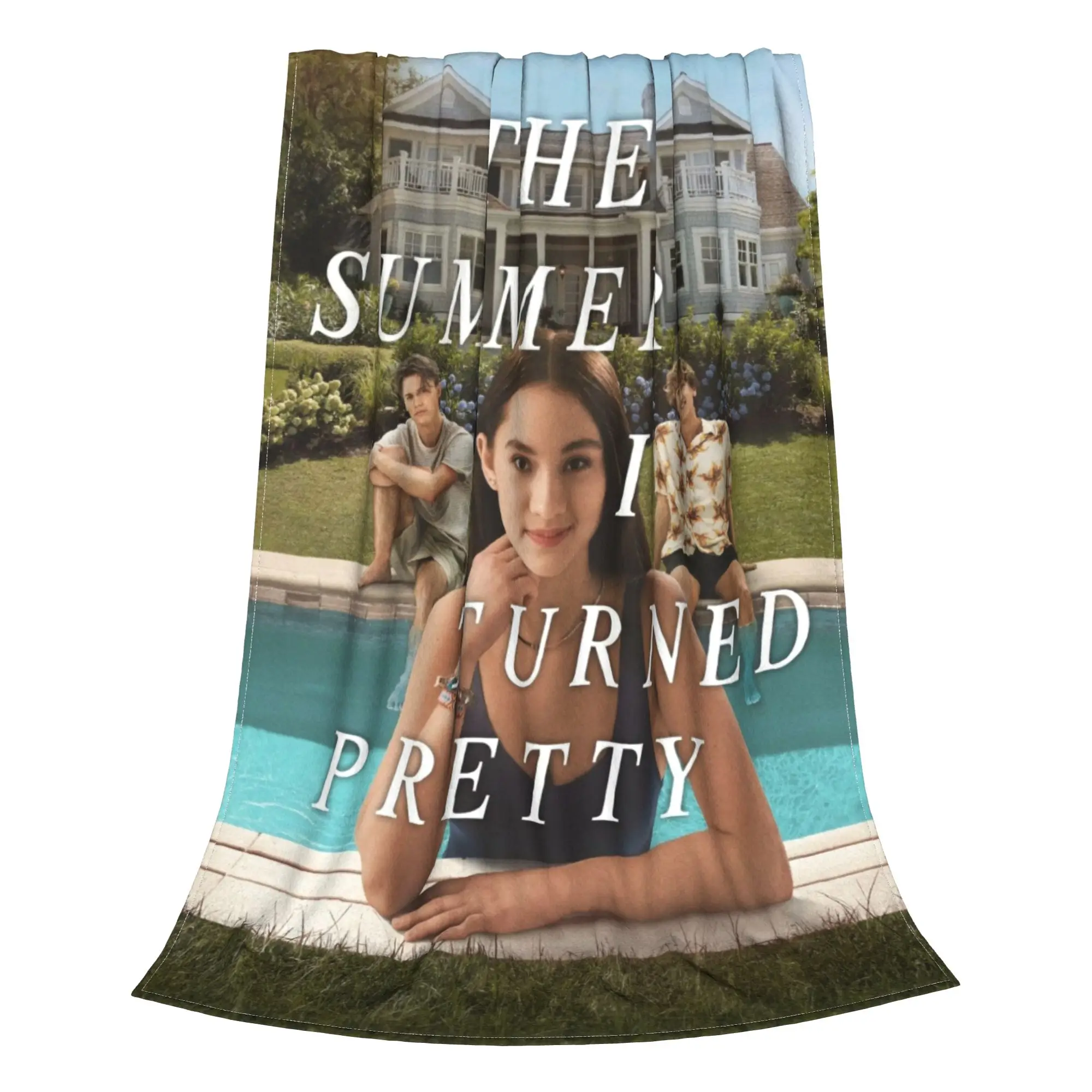 the summer i turned pretty Blanket Autumn/Winter Cute Lightweight Throw Blankets For Office Plush Thin Quilt