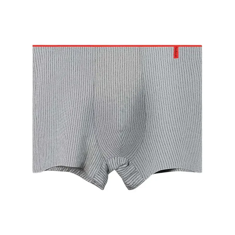 2 Stück antibakterielle Herrenunterwäsche aus reiner Baumwolle. Dies sind viereckige Unterhosen, auch bekannt als Boxershorts, die für Männer entworfen wurden