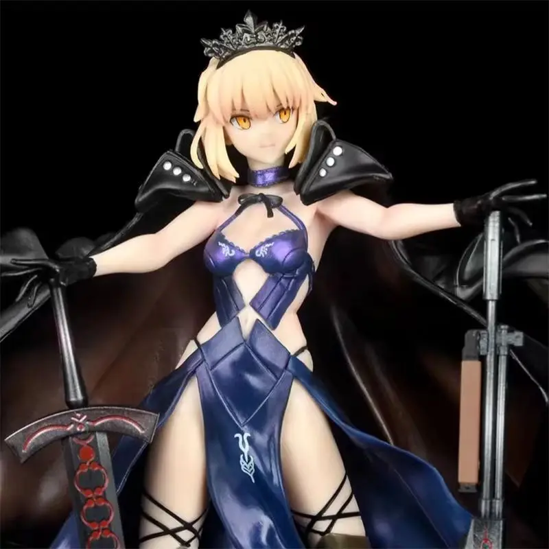 

In Stock Fate Fgo Black Saber Alter My King Garage Kit King Arthur Action Figures