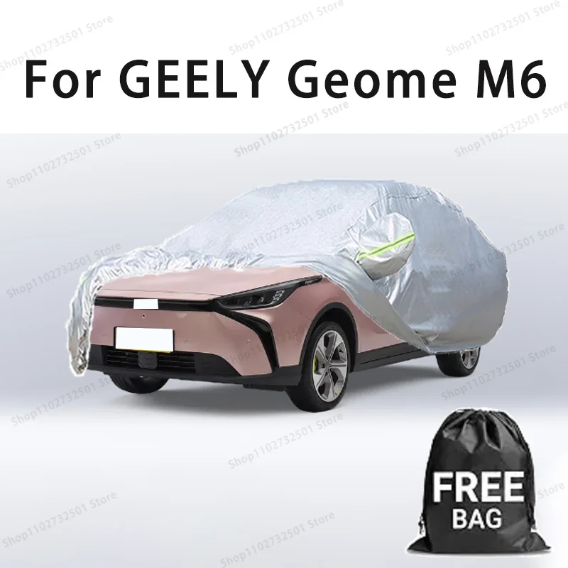 

Car cover For GEELY Geome M6 Full cover Waterproof sun protection cover Scratch resistant cars accessories