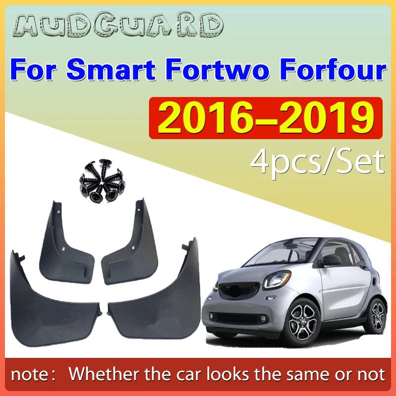 

for Smart Fortwo Forfour W453 453 2015 2016 2017 2018 2019 MudFlaps Splash Guards Flap Mudguards Fender Front Wheels Accessories