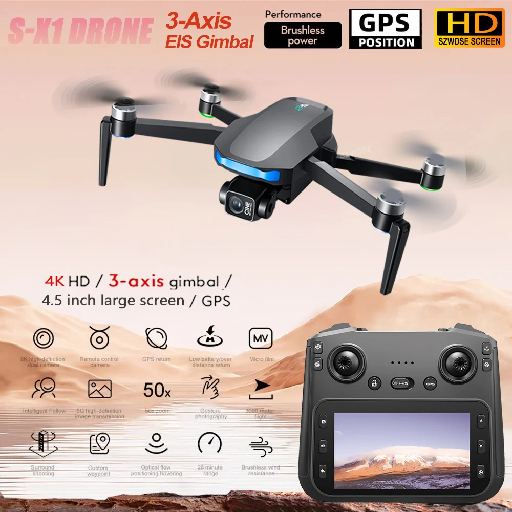 S-X1 Max Drone 4K P… - image
