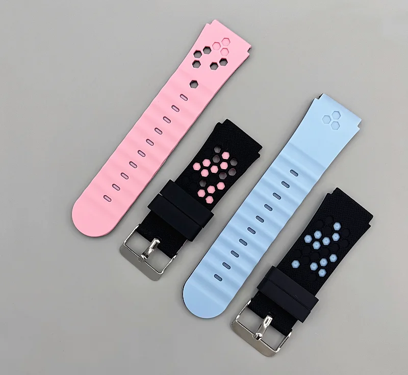 20mm Kinder Smart Sport Uhr Band Silikon Armband Einstellbare Armbanduhr Ersatz Strap Wasserdichte Kinder Uhrenarmbänder – Detail 7