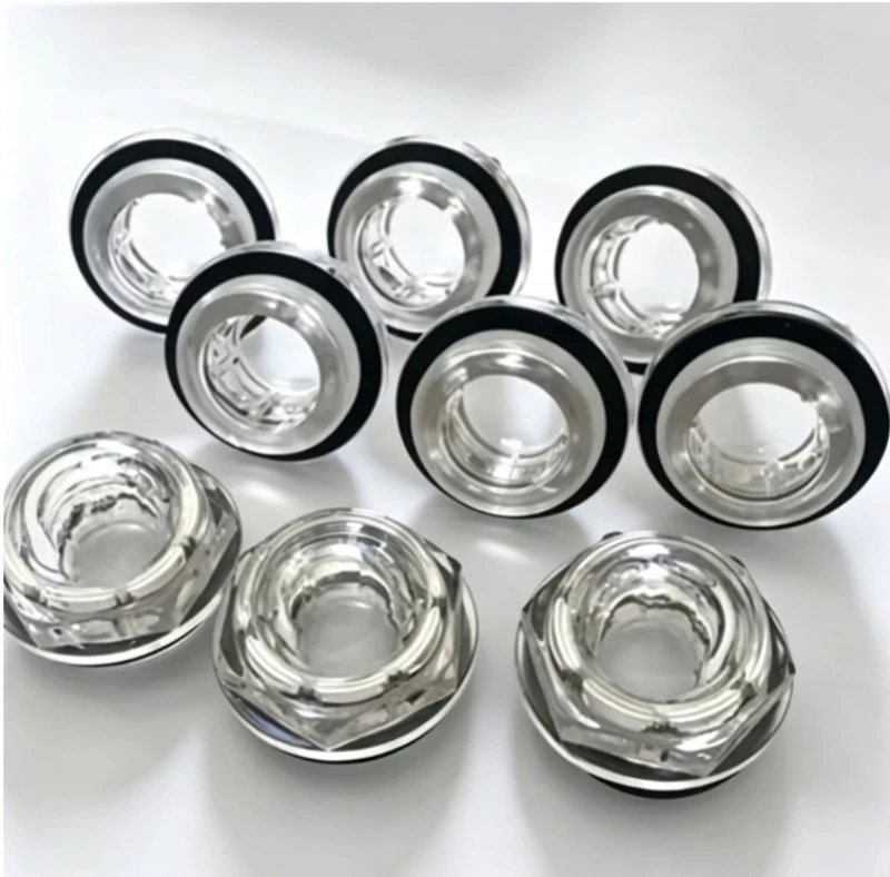 5PCS XD-020 Vacuum Pump Oil Sight Glass Observation Window Replacement View Mirror Accessories