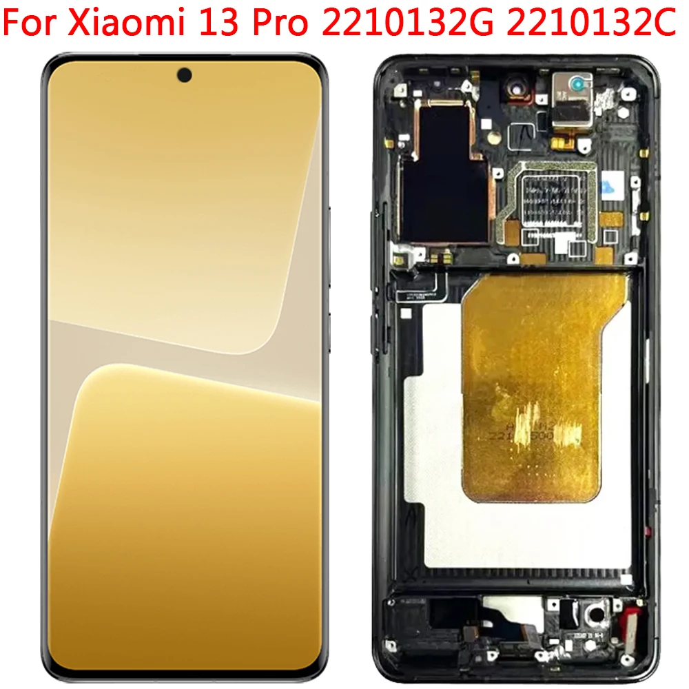 New For Xiaomi Mi 13 Pro LCD AMOLED Original Display Touch Screen With Frame 6.73\