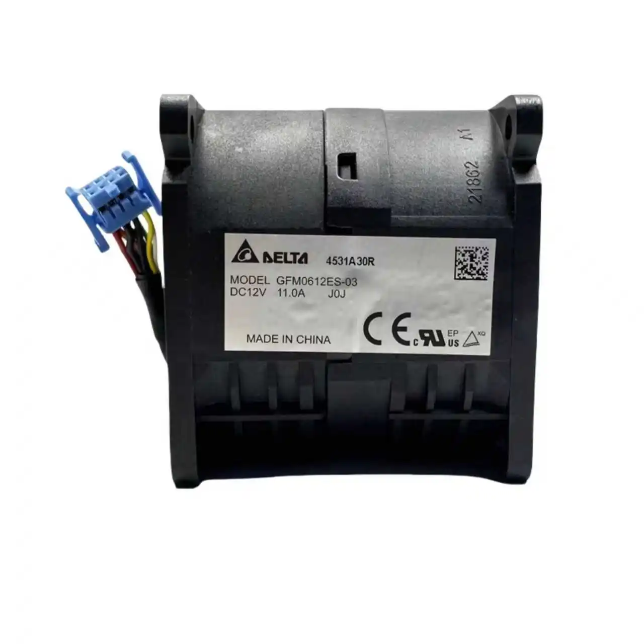 Delta GFM0612ES-03 Server Fan | 12V 11A Turbine Blower | 24,000 RPM Centrifugal Force | PWM Control for Data Center/GPU Rig Cool