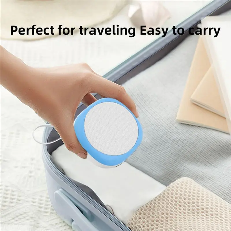 Delicate Texture-White Noise Machine With 12 White Noise Adjustable Night Light, Portable Bluetooth Speaker,Timing Function Whit
