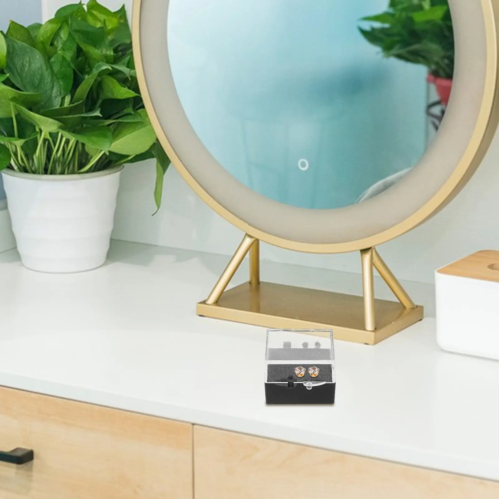 

Набор из 10 прозрачных акриловых квадратных коробок для демонстрации брошей, значков и украшений, органайзер для хранения, футляр для булавок и значков