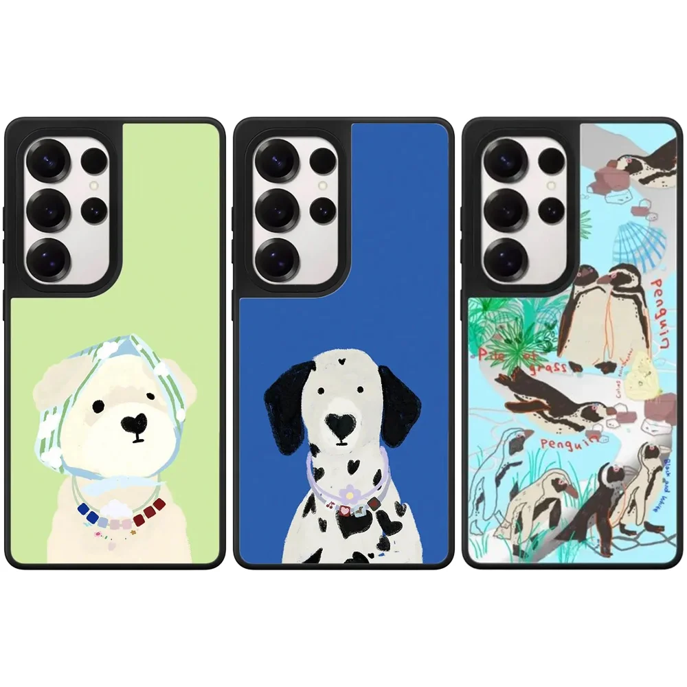 6050882 Mirror Magnetic Case: Compatible with Samsung Galaxy S23 U S24U S25 S26 Ultra S25+ S26 Plus Shell