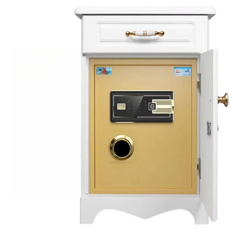 

Безопасный бытовой сейф 60 см67 с паролем по отпечатку пальца, невидимый ящик из цельного дерева, прикроватный сейф