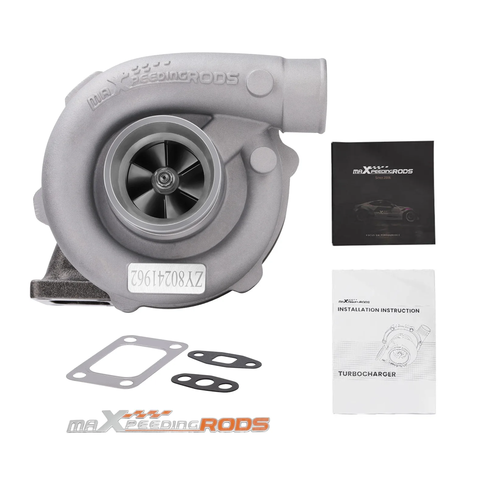Universal Turbo Turbocharger T04E T3/T4 0.57 A/R TURBOCHARGER COMPRESSOR TURBINE 400HP UNIVERSAL FOR 1.5-2.5L