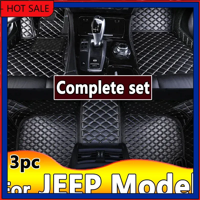 Car Floor Mats For JEEP Compass Renegade Liberty wangler TJ Gladiator Car Accessories