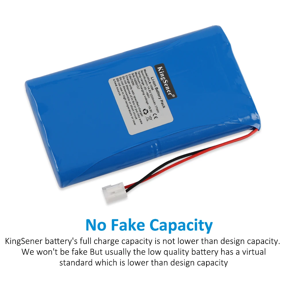 KingSener Rechargeable HYLB-1596 Li-ion Battery for Biocare IE12 IE12A IE15 Electrocardiogram 14.8V 5200mAh