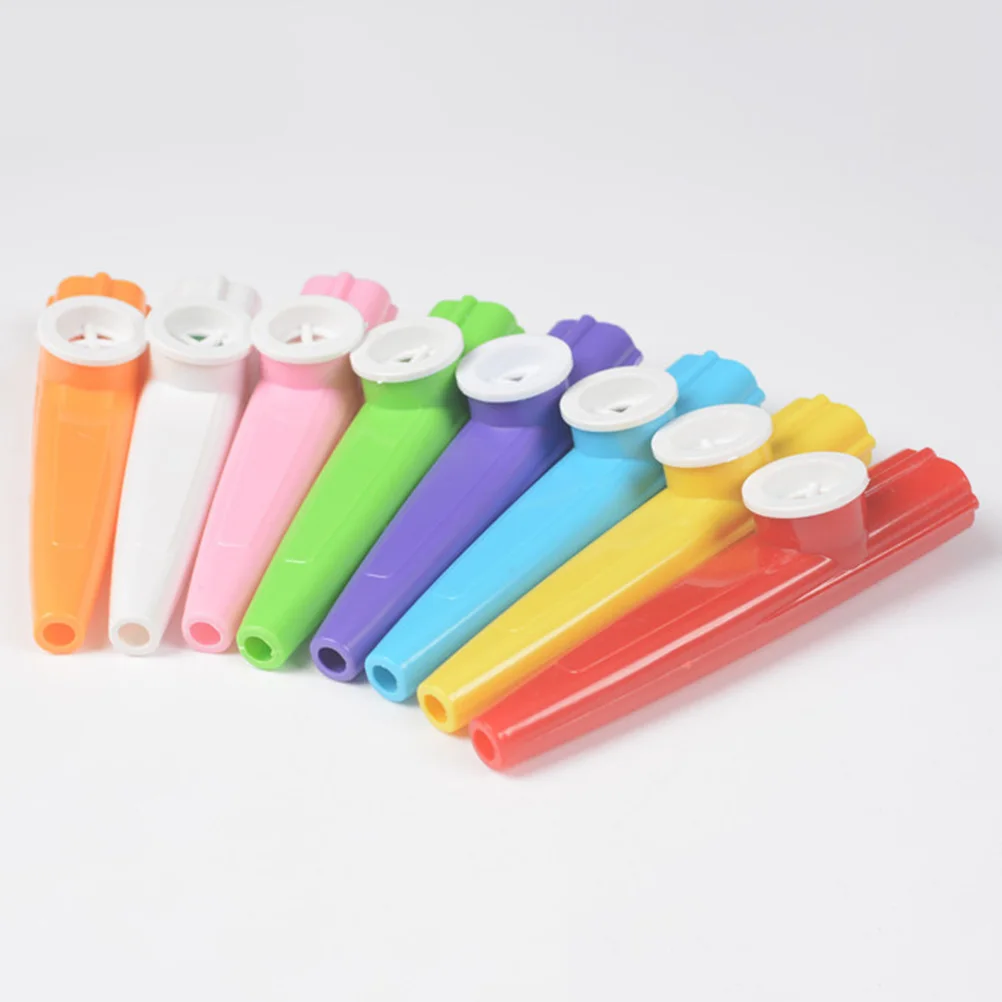 24pcs Kazoo Plastic Kazoos Kids Preschool Education Toys Flutes Party Favors Gift Prize Musical Instruments Kazoo Assorted Color