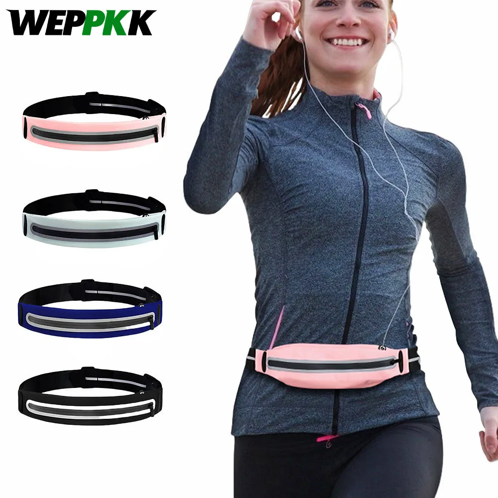 

Running Belt Fanny Pack Running Waist Pack, Women & Men Fitness Workout Bag Adjustable Sport Travel Fanny Pack Cell Phone Holder