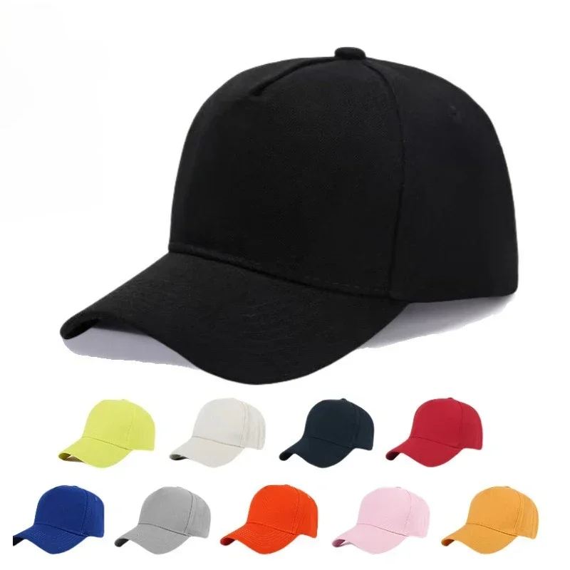 1 five-piece cloth imitation wool blue baseball cap polyester promotional advertisement cap tour group hat versatile
