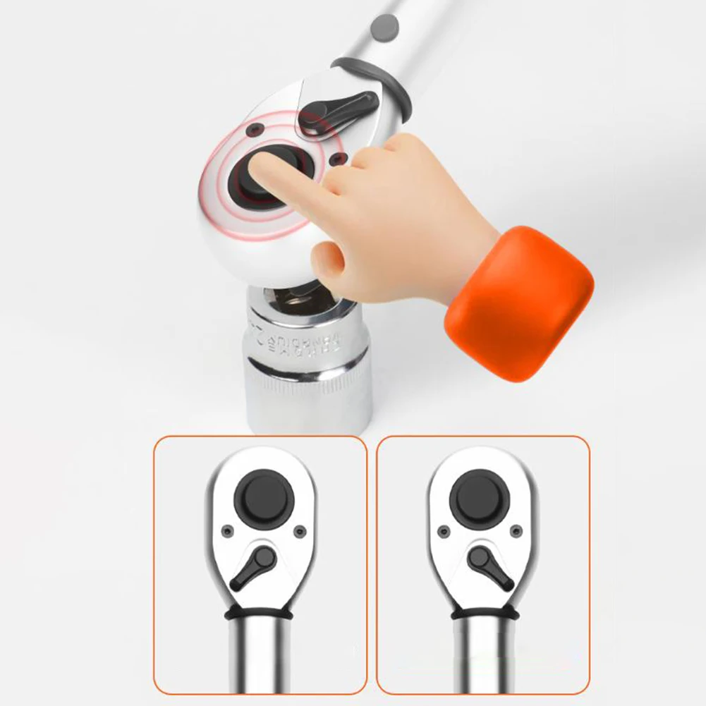 Torque Wrench with Square Drive and Adjustable Torque Settings Featuring Smooth Ratchet Head for Precision Bolt Fastening