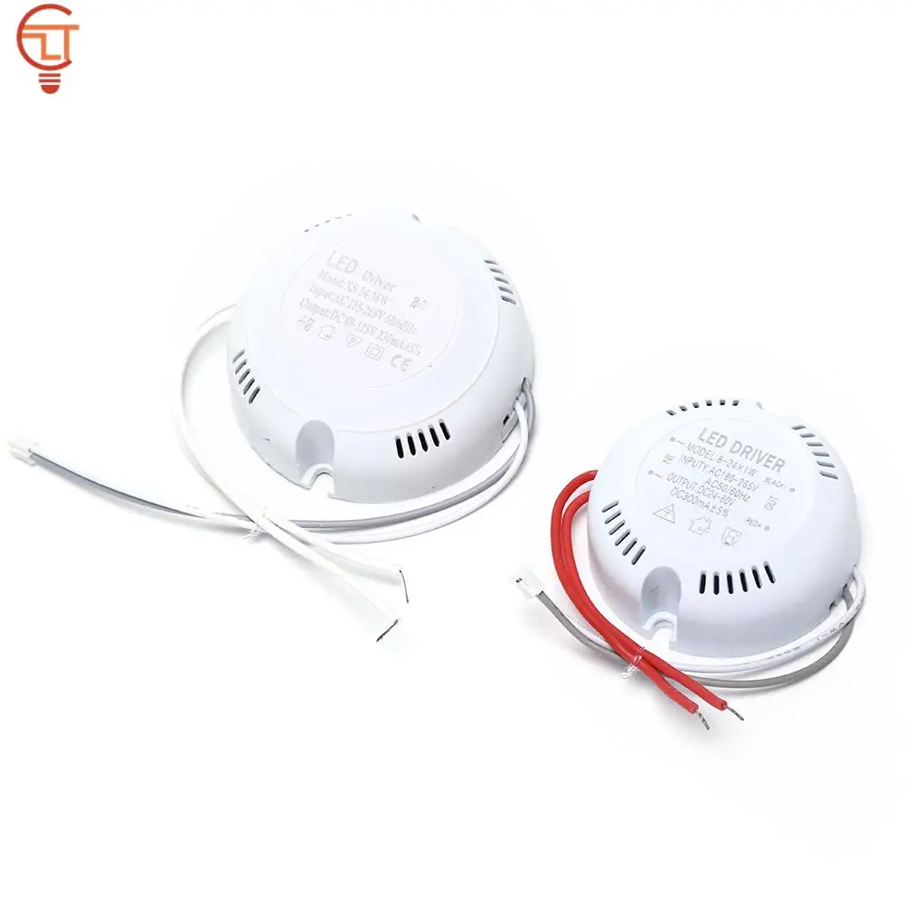 2018 1 Pc 24W 36w LED Driver,ceiling Driver,220v Round Driver Lighting Transform For LED Downlights,lights