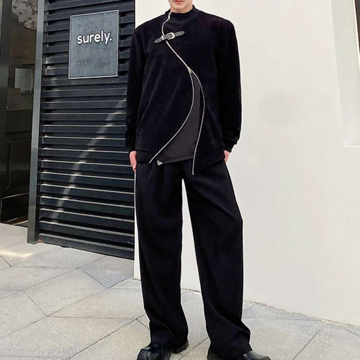 BJTZ Giacca diagonale da donna 2025 Nuovo arrivo Designer Moda Alta qualità Elegante Chic Casual Streetwear Capispalla Autunno